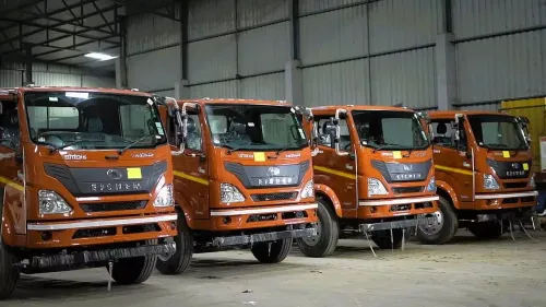 Eicher Receives Order for 100 CNG Trucks