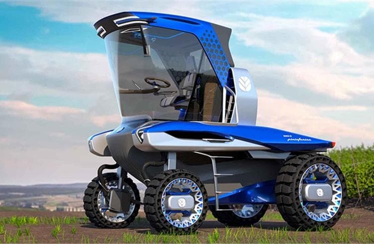 New Holland straddle tractor concept wins gold at German Design Awards