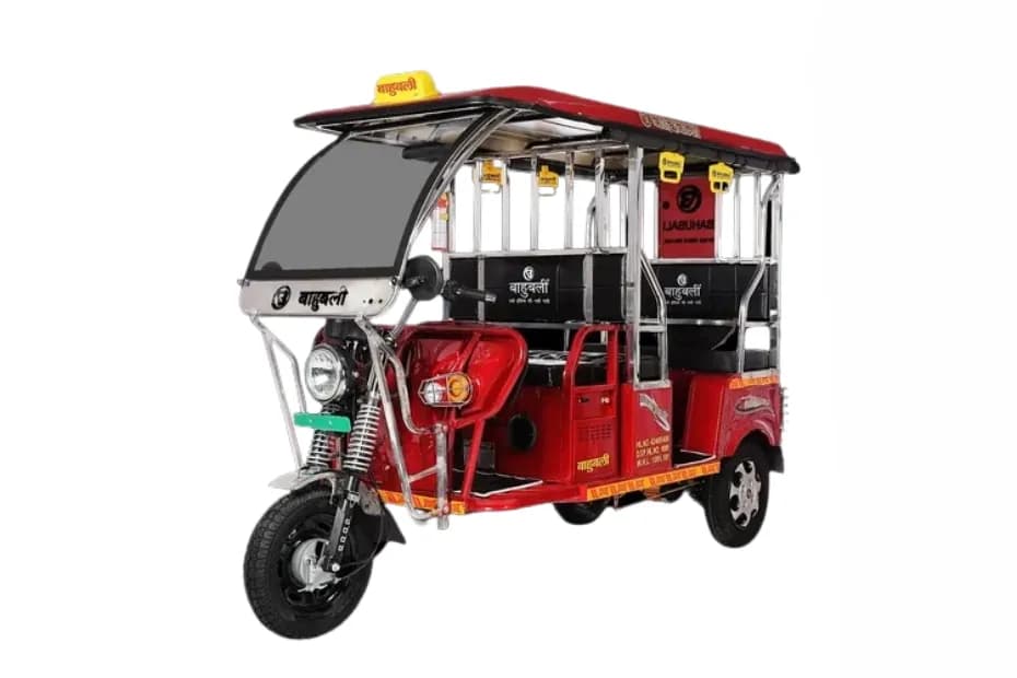 Bahubali E Rickshaw Front Left Side