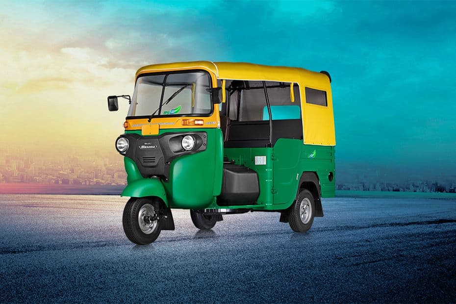 Bajaj Maxima X Wide Eco-Green Front Left Side