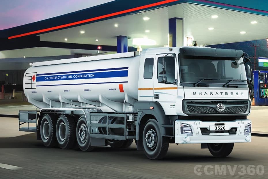 BharatBenz 3526R Tanker Right Front Three Quarter