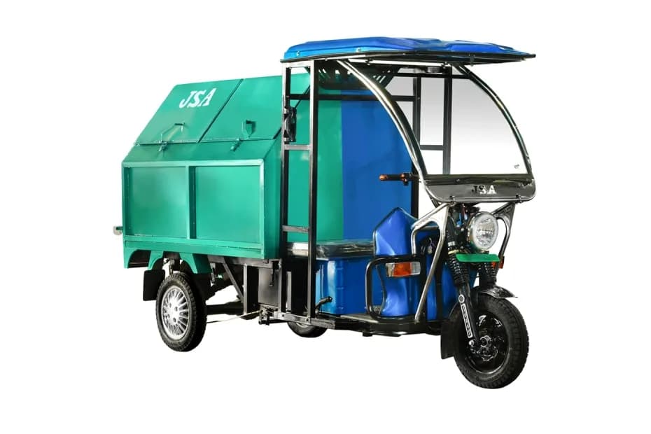 JSA Garbage E-Cart Front Right Side