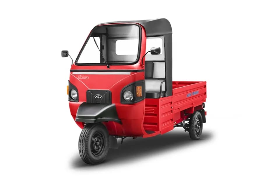 Mahindra E Alfa Cargo Red Front Left Side