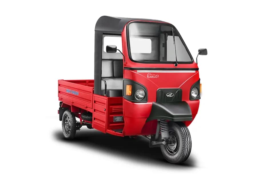 Mahindra E Alfa Cargo Red Front Right Side