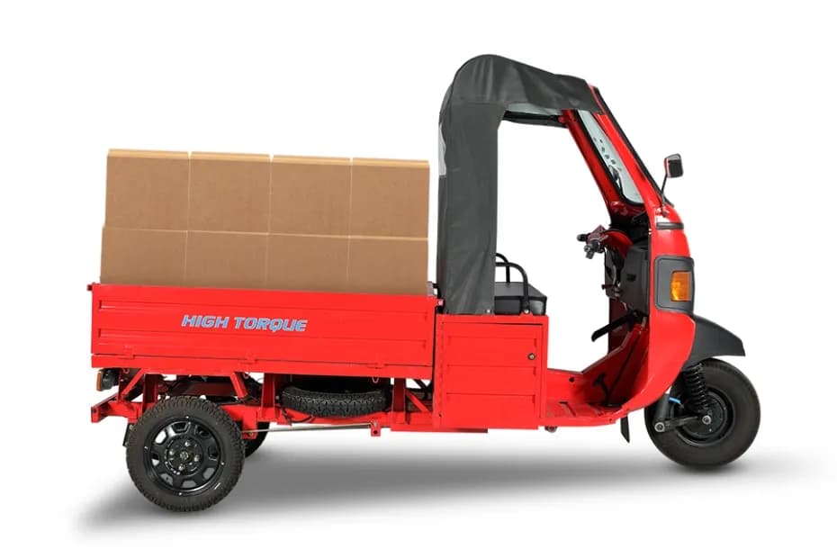 Mahindra E Alfa Cargo Red Right Side