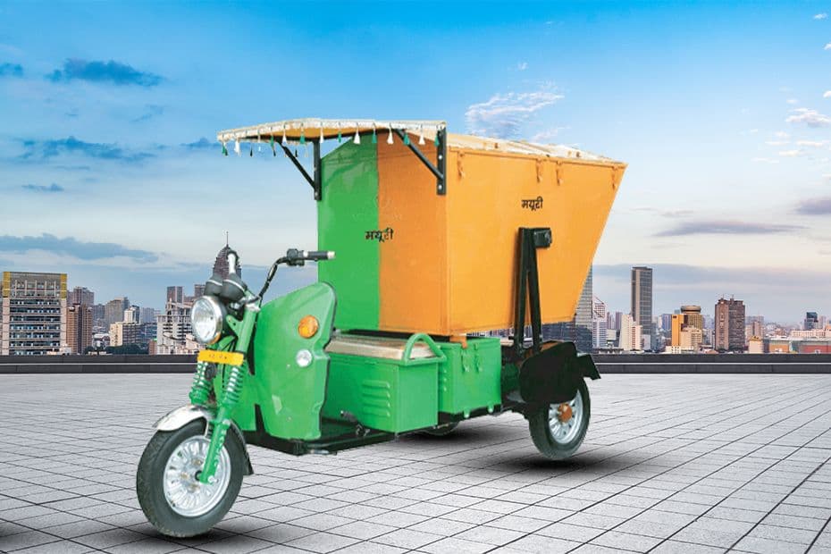 Mayuri Dustbin Cart Front Left Side