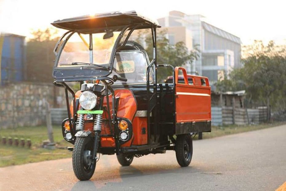 Mayuri E Cart Loader Front Left Side