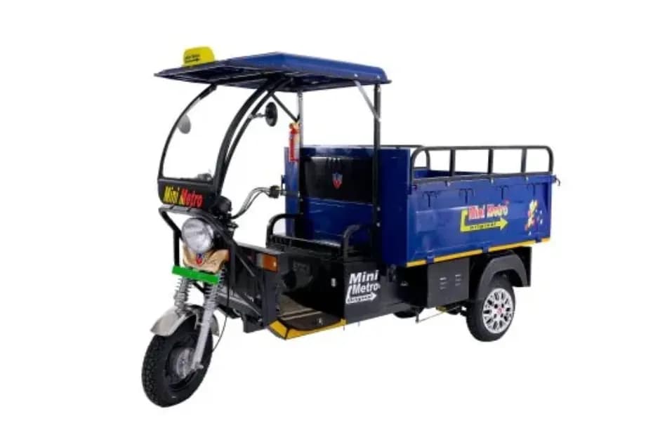 Mini Metro Electric Cargo Rickshaw Front Left Side