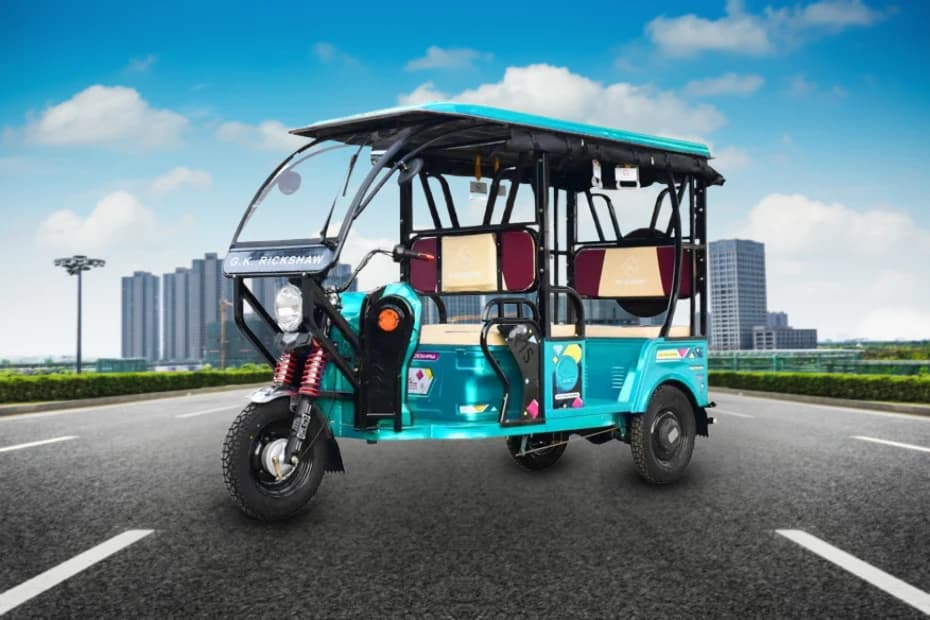 GK Rickshaw ER India G7s Left Front Three Quarter