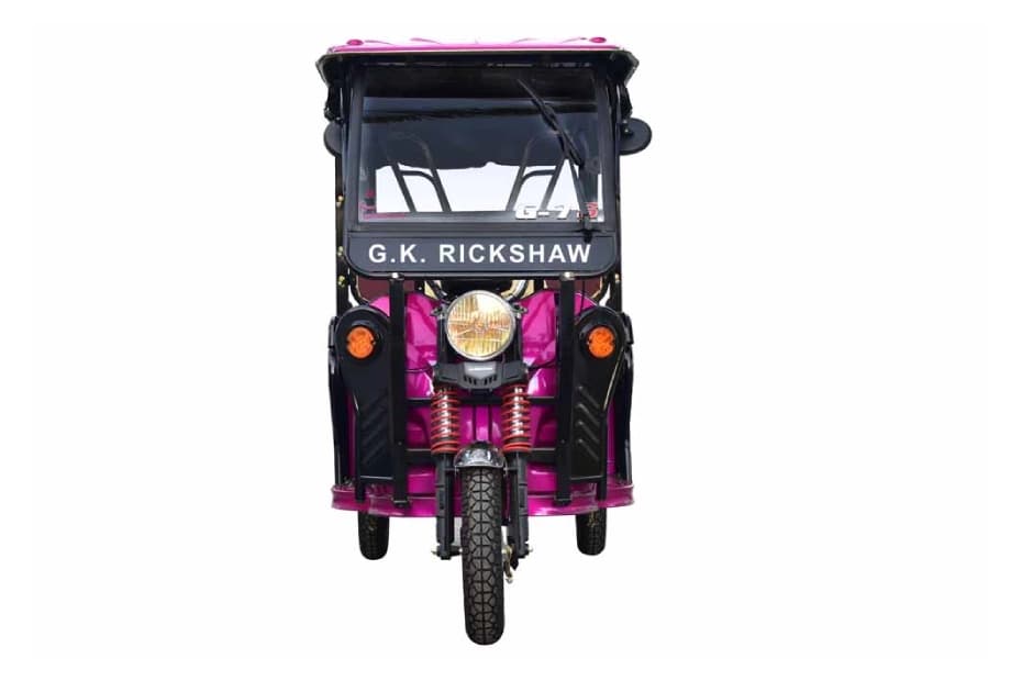 GK Rickshaw ER India G7s Pink & Black Front View