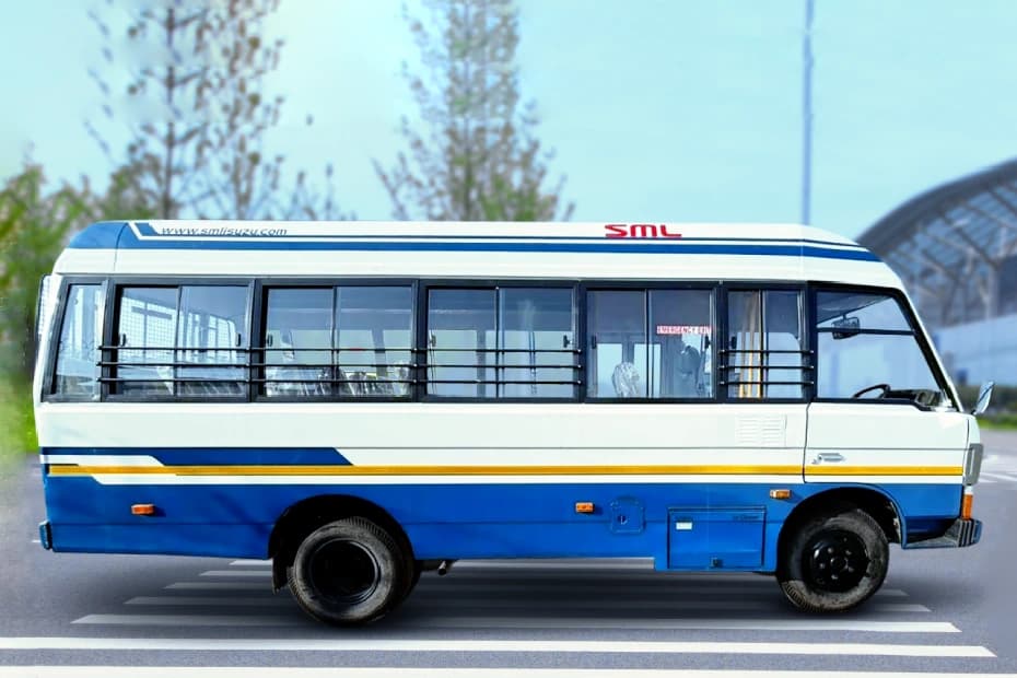 SML Isuzu Standard Staff Bus Right Side View