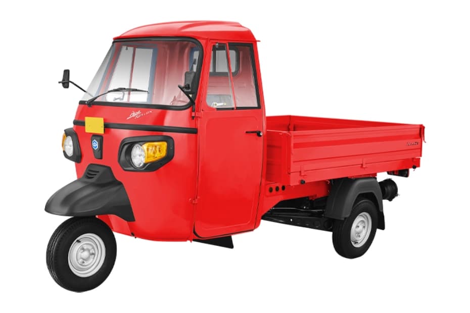 Piaggio Ape Xtra LDX Red Left Front Three Quarter