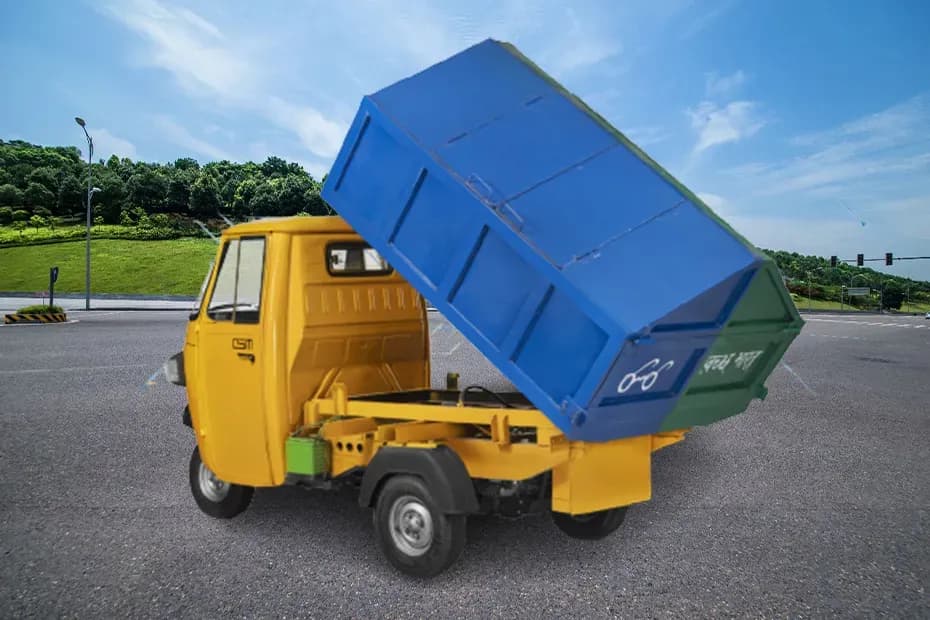 OSMobility Rage Plus Garbage Tipper Rear Left Side