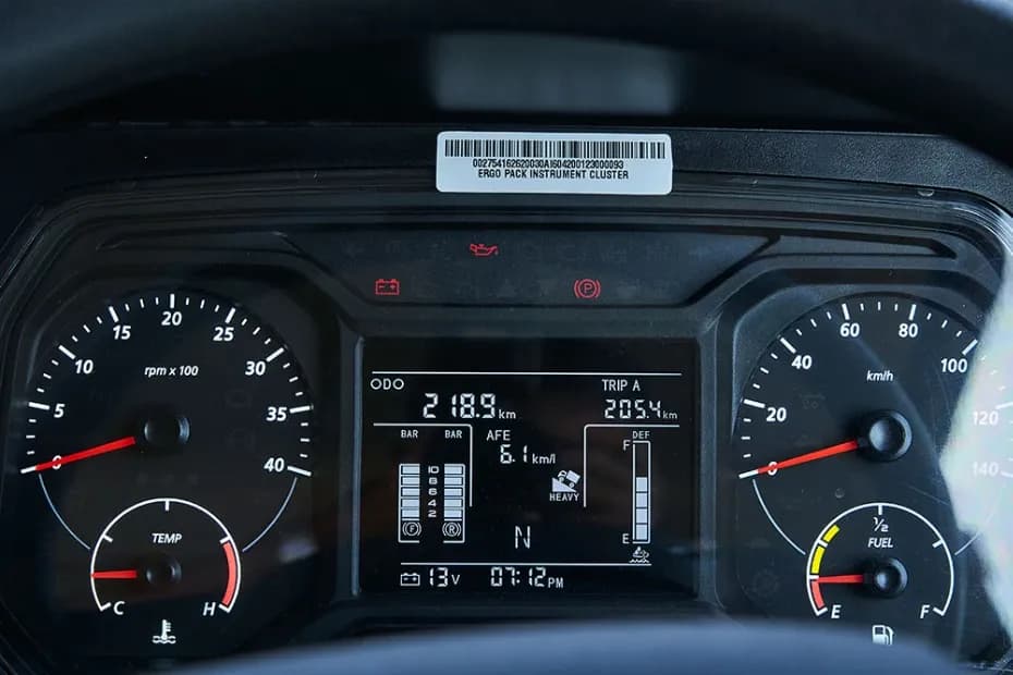 Tata 1216 LPT Instrument Cluster