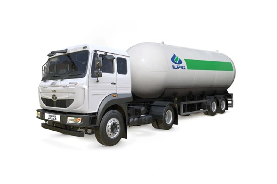 Tata LPS 4018 Tanker Left Front Three Quarter