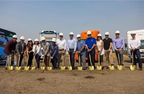 Daimler Truck JV Breaks Ground on Electric CV Charging Site in Colton, California