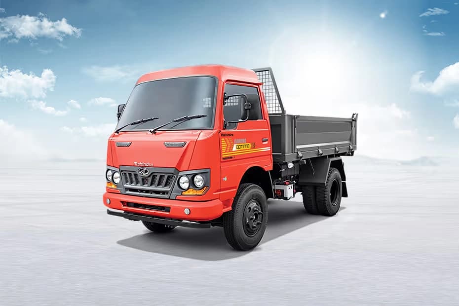 Mahindra Loadking Optimo Tipper BS6 Left Front Three Quarter Mahindra Loadking Optimo Tipper BS6 Left Front Three Quarter