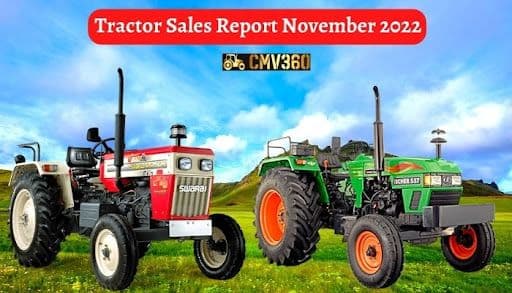 Tractor Sales Report November 2022: Retail Tractor Sales Grew by 56.81%