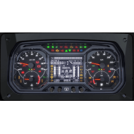 Display Trip Indication, Fuel, DEF Level Indicator, Air pressure, Speed, Brake, Seat belt Etc. Display Trip Indication, Fuel, DEF Level Indicator, Air pressure, Speed, Brake, Seat belt Etc.