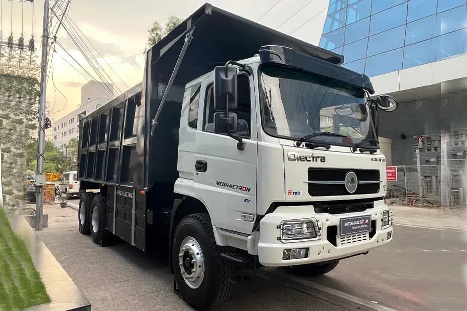 Olectra Meghaetron Electric Tipper images Olectra Meghaetron Electric Tipper images
