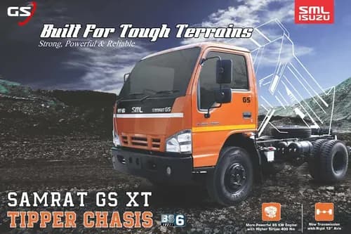 SML Isuzu Samrat GS Tipper Chassis SML Isuzu Samrat GS Tipper Chassis