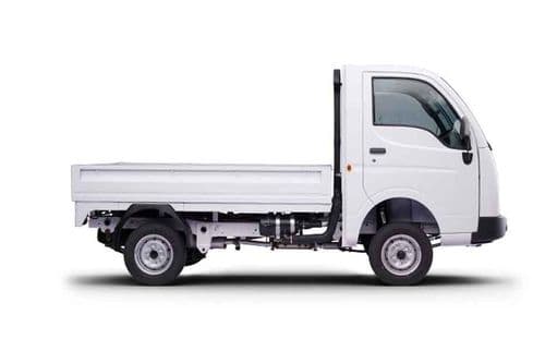 Tata ACE Gold right side profile - flatbed chassis side view mini truck India 2026 Tata ACE Gold right side profile - flatbed chassis side view mini truck India 2026
