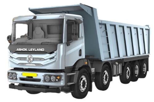 Ashok Leyland 4225 Tipper 10x2 Blue Colour Ashok Leyland 4225 Tipper 10x2 Blue Colour