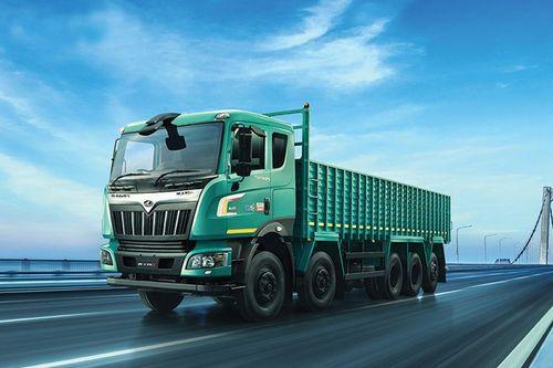 Mahindra Blazo X Haulage 42 Pusher Axle Left Front Three Quarter Mahindra Blazo X Haulage 42 Pusher Axle Left Front Three Quarter