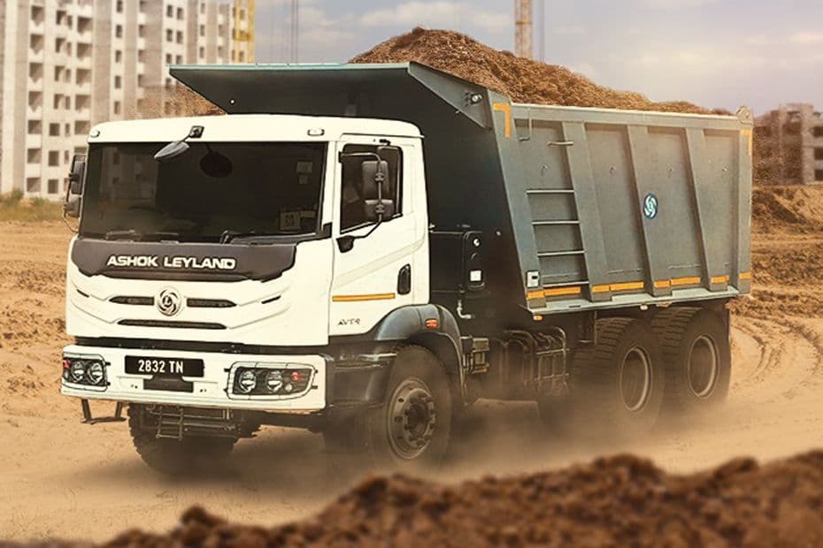 Ashok Leyland 2832 Tipper 6x4 Front Right Side
