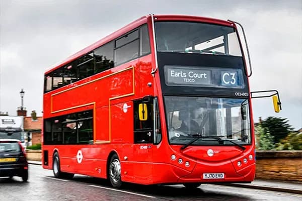 Switch Mobility MetroDecker Red Colour