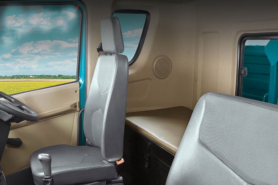 Mahindra Blazo X 46 Trailer Door View of Driver Seat