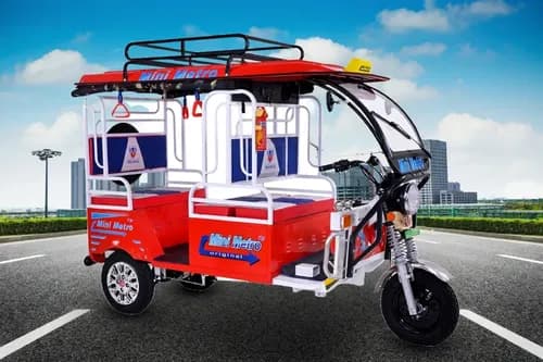 Mini Metro M1 MS Battery Operated E Rickshaw