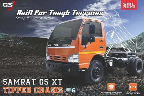 SML Isuzu Samrat GS Tipper Chassis SML Isuzu Samrat GS Tipper Chassis