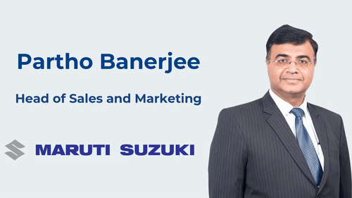 Maruti Suzuki Announces Leadership Changes: Partho Banerjee as Head of Marketing & Sales Maruti Suzuki Announces Leadership Changes: Partho Banerjee as Head of Marketing & Sales