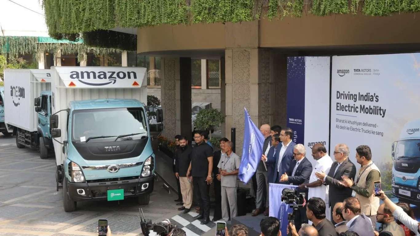 Amazon and Tata Motors to Deploy 3,000 Electric Trucks Across India Amazon and Tata Motors to Deploy 3,000 Electric Trucks Across India