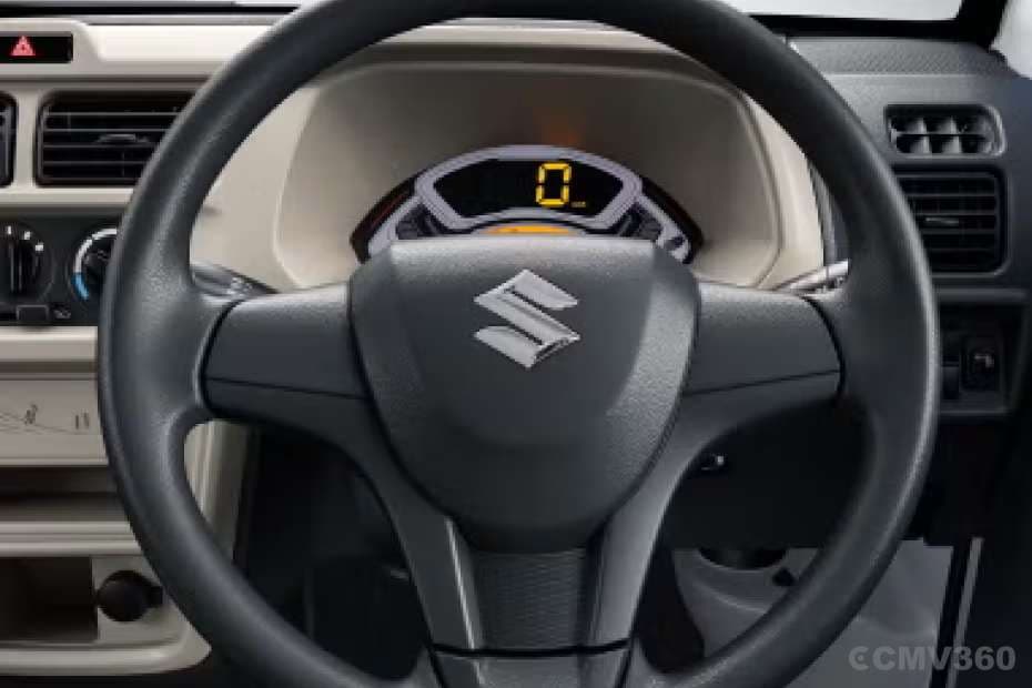 Digital instrument cluster with stylish steering wheel design Digital instrument cluster with stylish steering wheel design