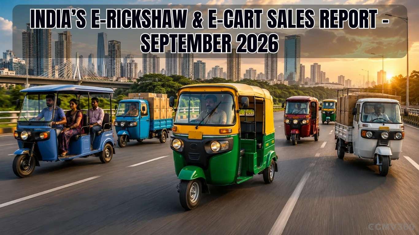 India’s E-Rickshaw & E-Cart Sales Report - September 2026 India’s E-Rickshaw & E-Cart Sales Report - September 2026