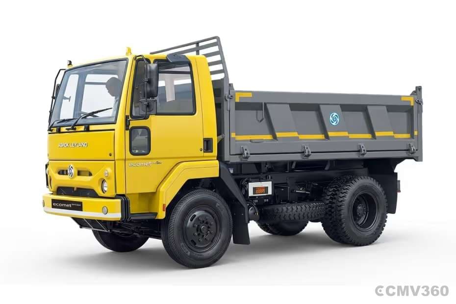 Ashok Leyland Ecomet 1015 Tipper Yellow Color Ashok Leyland Ecomet 1015 Tipper Yellow Color