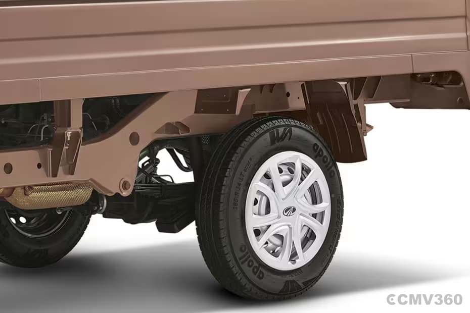 8-leaf springs, big R14 tyres & dual LSPV brakes 8-leaf springs, big R14 tyres & dual LSPV brakes