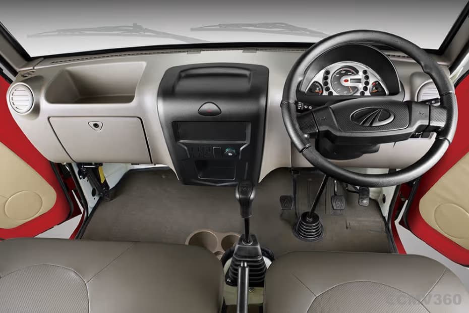 Ergonomic dashboard with easy-to-read instrument cluster Ergonomic dashboard with easy-to-read instrument cluster