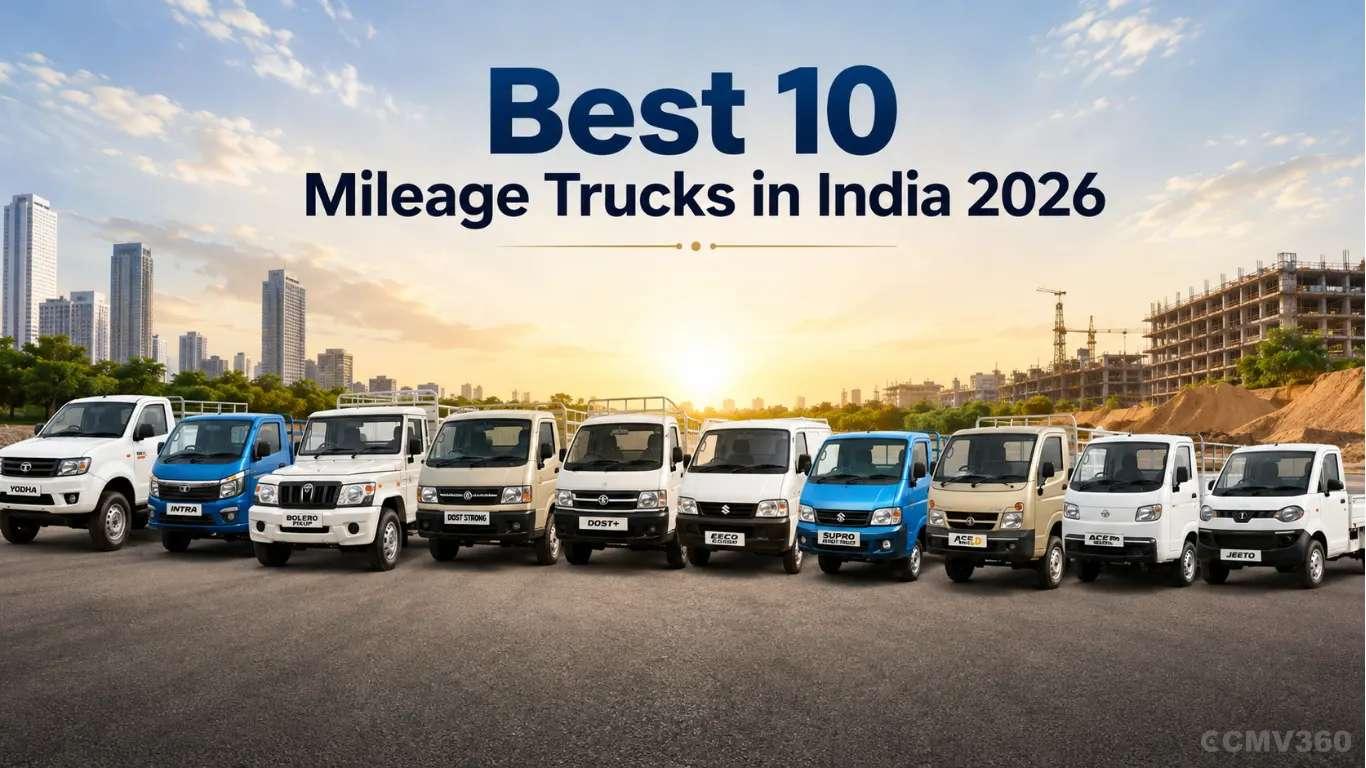 Best 10 Mileage Trucks in India 2026 Best 10 Mileage Trucks in India 2026