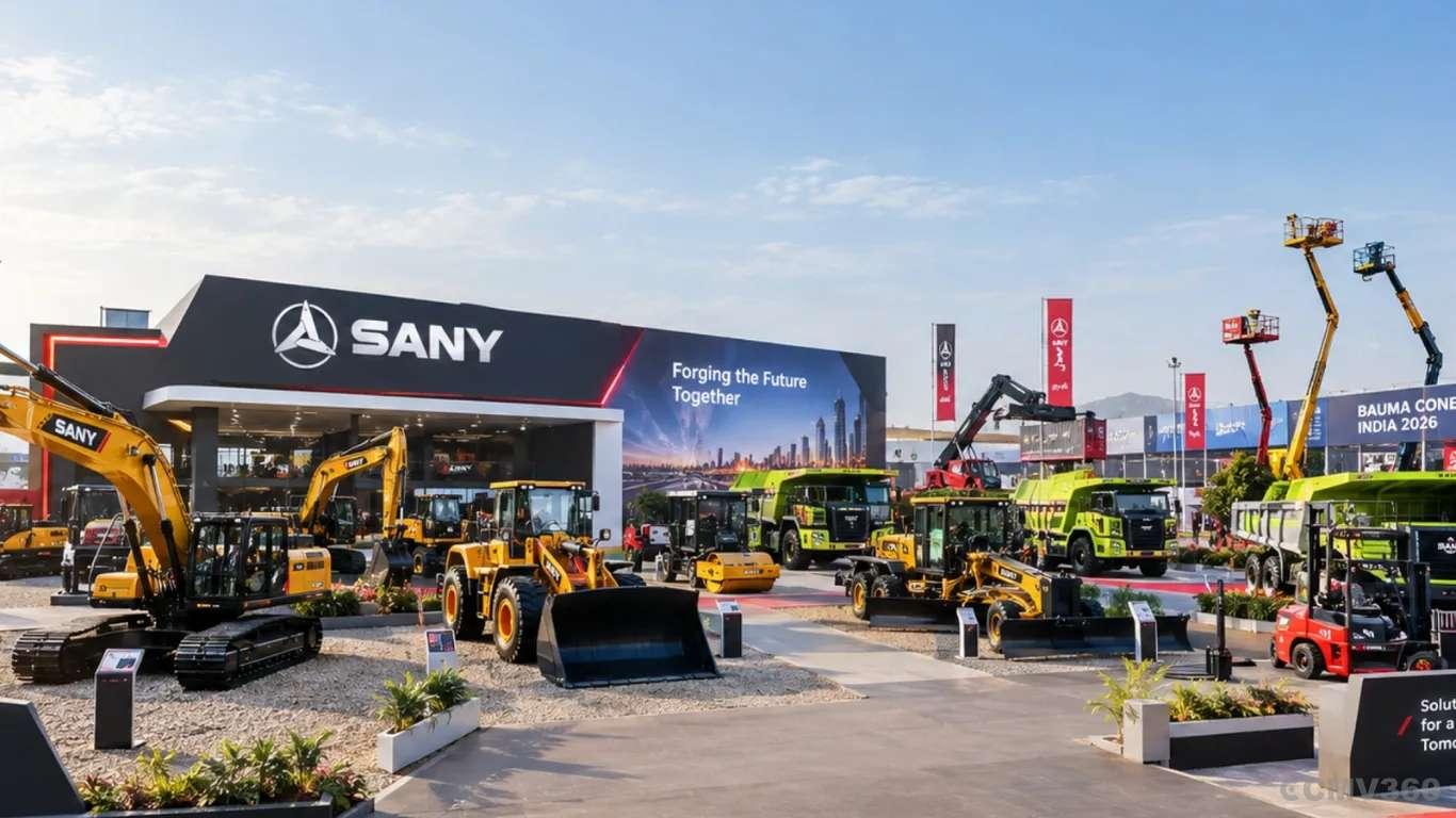 SANY India Showcases 31 Machines with 13 New Launches at BAUMA CONEXPO INDIA 2026 SANY India Showcases 31 Machines with 13 New Launches at BAUMA CONEXPO INDIA 2026