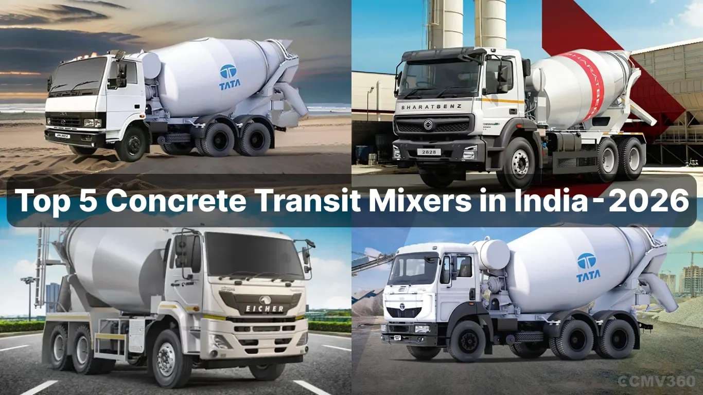 Top 5 Concrete Transit Mixers Price in India 2026 Top 5 Concrete Transit Mixers Price in India 2026