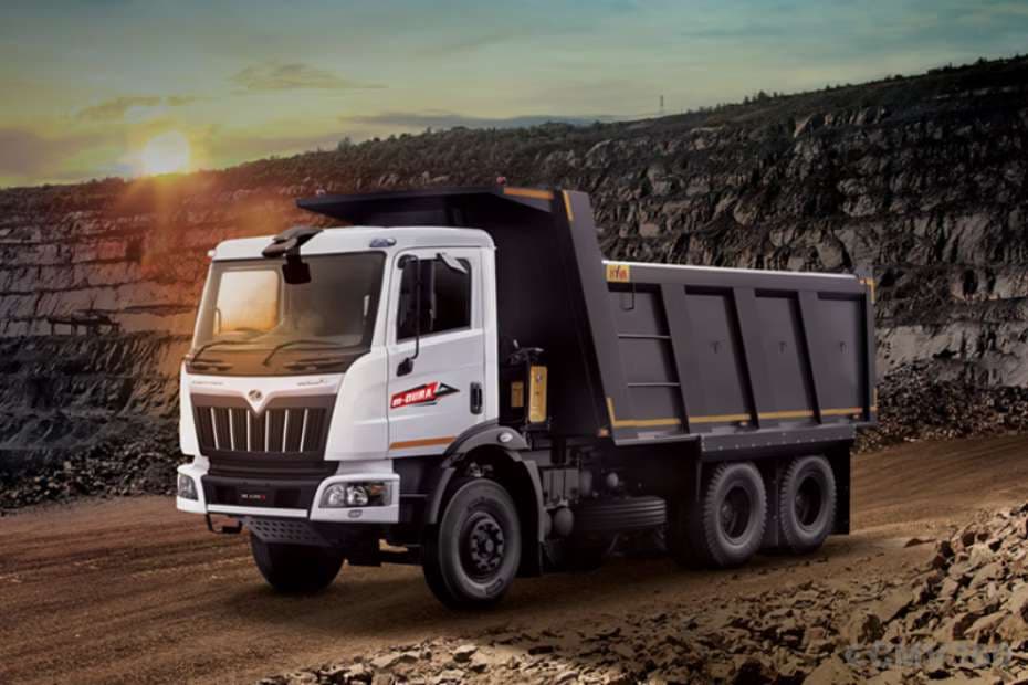 Mahindra Blazo X 28 Tipper Left Front Three Quarter Mahindra Blazo X 28 Tipper Left Front Three Quarter