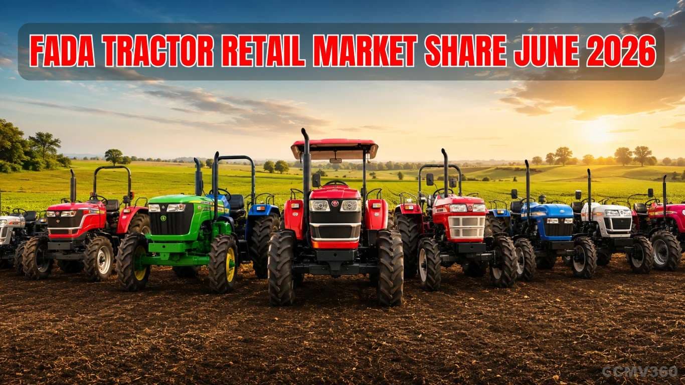 FADA Tractor Retail Market Share June 2026: Sales Cross 1 Lakh Units as Mahindra Group Strengthens Market Leadership FADA Tractor Retail Market Share June 2026: Sales Cross 1 Lakh Units as Mahindra Group Strengthens Market Leadership