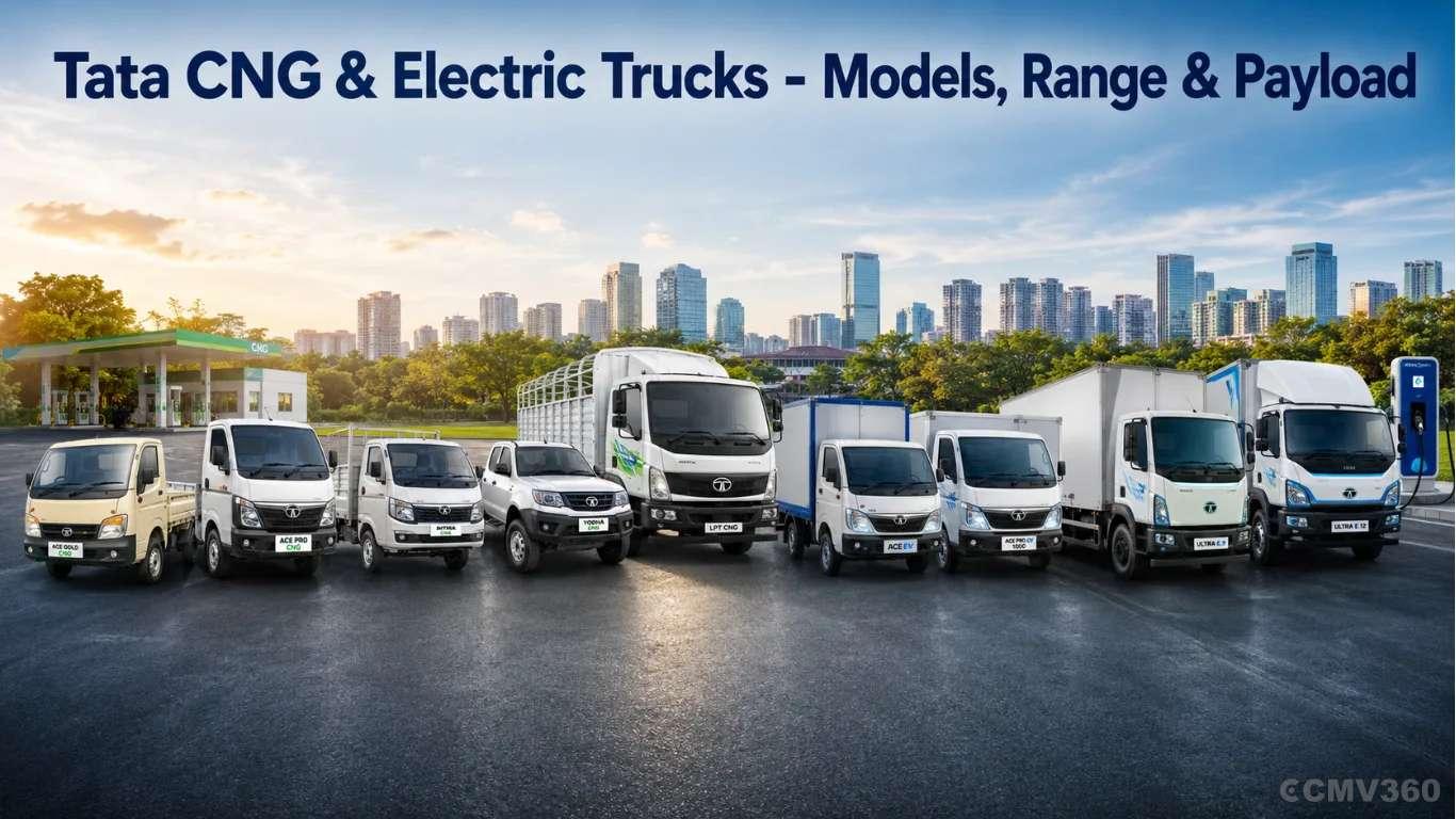 Tata CNG & Electric Trucks - Models, Range & Payload Tata CNG & Electric Trucks - Models, Range & Payload