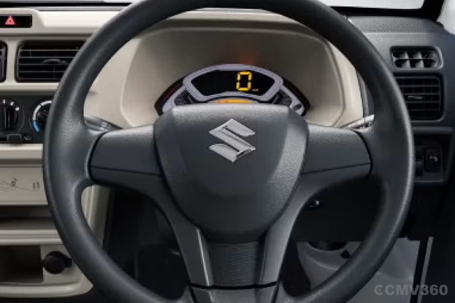 Digital instrument cluster with stylish steering wheel design Digital instrument cluster with stylish steering wheel design