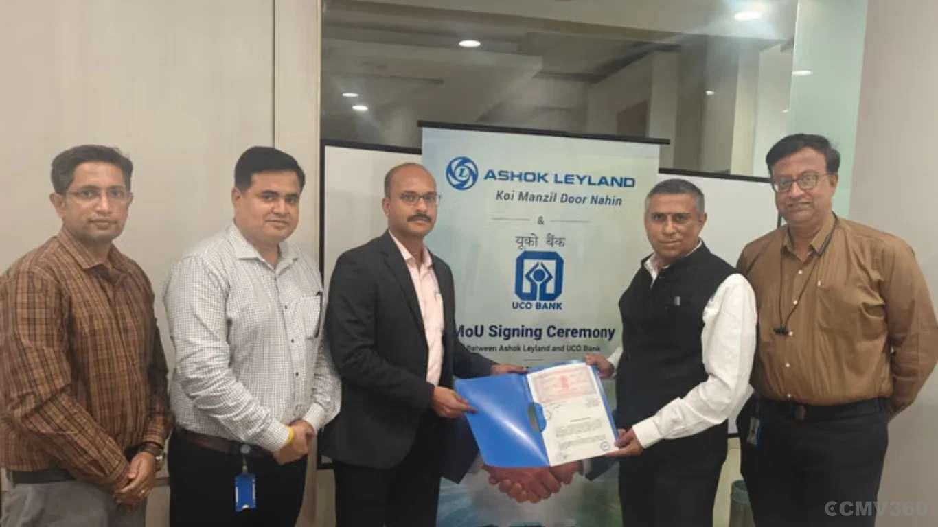 Ashok Leyland Partners with UCO Bank to Offer Easy Vehicle Financing for Truck and Bus Buyers Ashok Leyland Partners with UCO Bank to Offer Easy Vehicle Financing for Truck and Bus Buyers