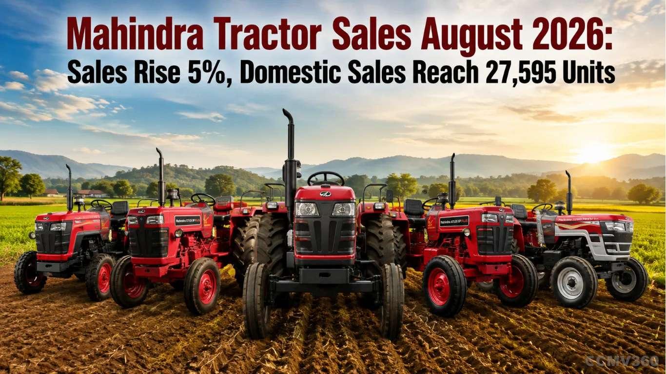 Mahindra Tractor Sales August 2026: Sales Rise 5%, Domestic Sales Reach 27,595 Units Mahindra Tractor Sales August 2026: Sales Rise 5%, Domestic Sales Reach 27,595 Units