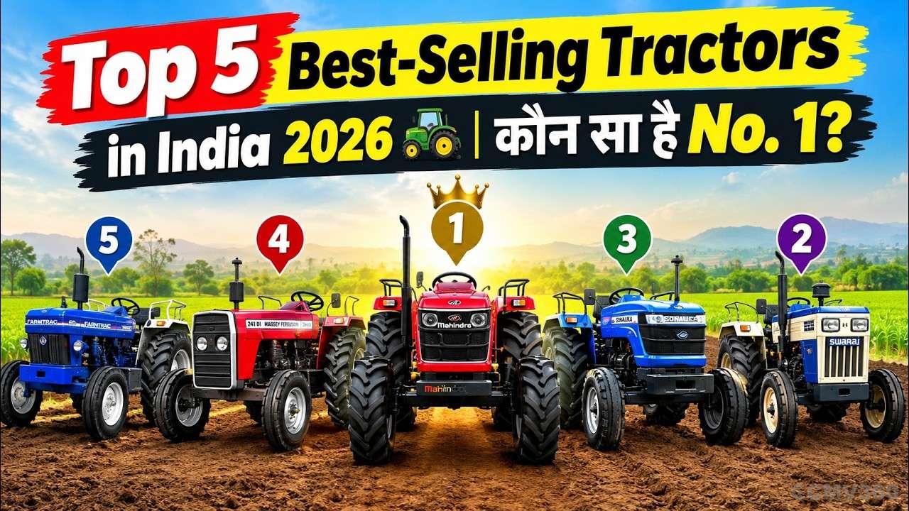 Top 5 Best Selling Tractors in India 2026 Top 5 Best Selling Tractors in India 2026